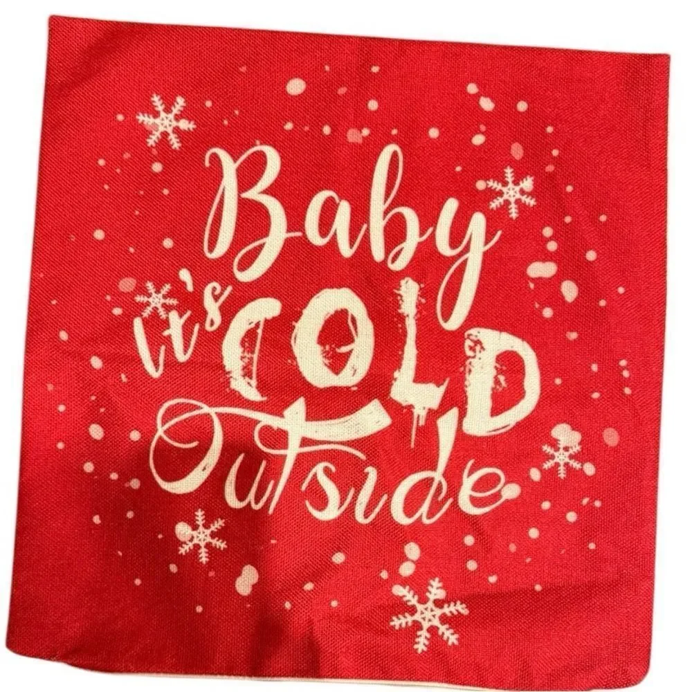 Holiday Pillow covers Set winter Christmas